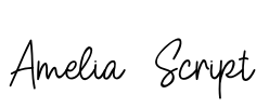 Amelia Script Font Image