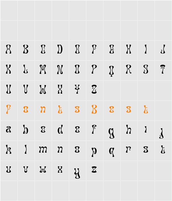 Lamiran DEMO Character Map