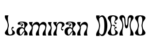 Lamiran DEMO Font Image