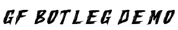GF Botleg Demo Font Image