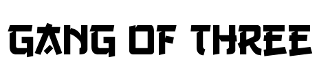 Gang of Three Font Image