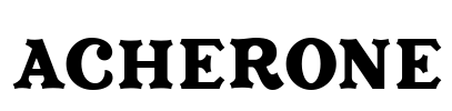 Acherone Font Image