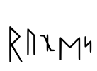 Runes Font Image
