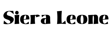 Siera Leone Font Image