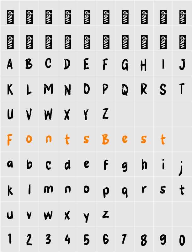 g Golek Sepuro Character Map