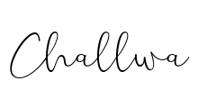 Challwa Font Image