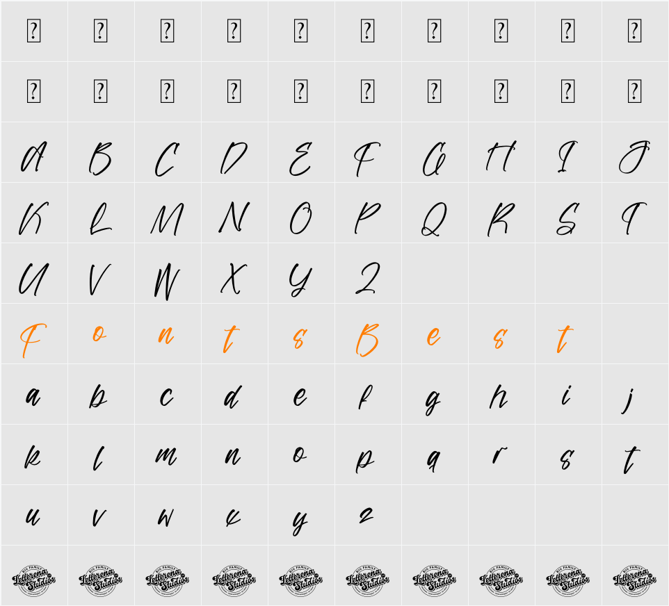 Golden Forest DEMO VERSION Character Map