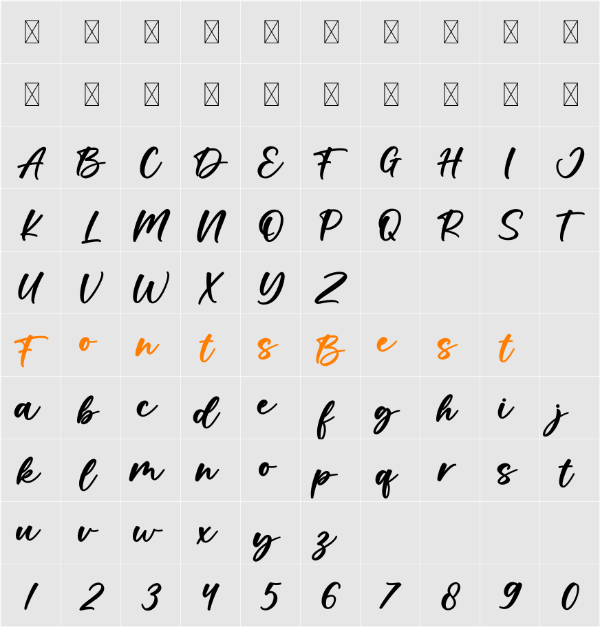 Aleya Character Map