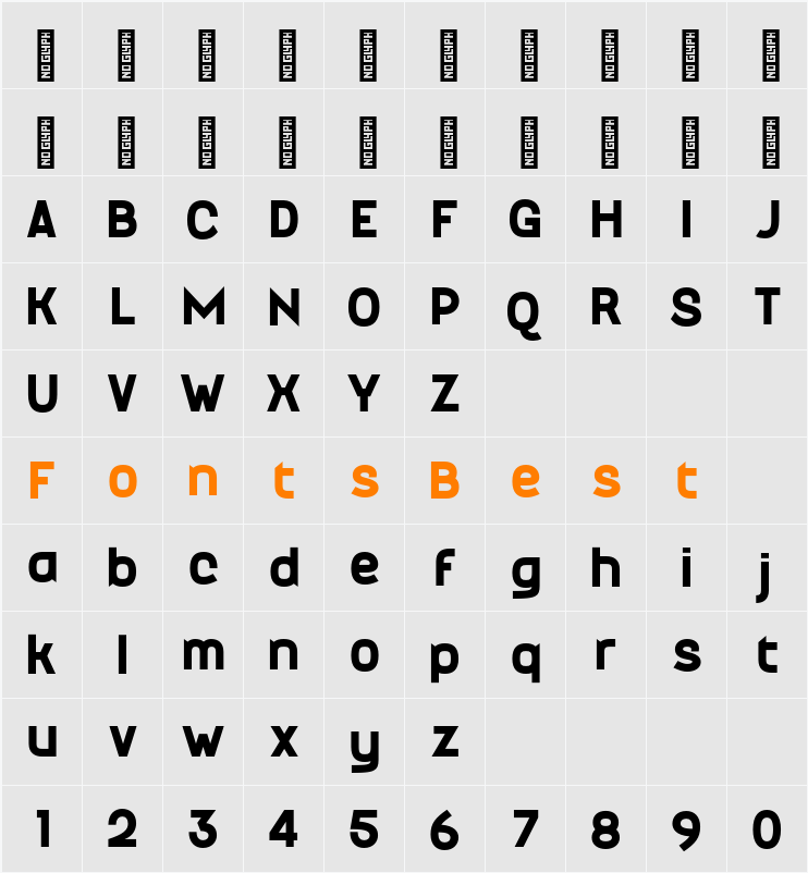 Maduratna Semibold Character Map