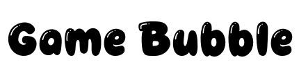Game Bubble Font Image