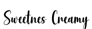 Sweetnes Creamy Font Image