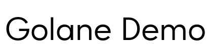 Golane Demo Font Image