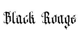 Black Ronge Font Image