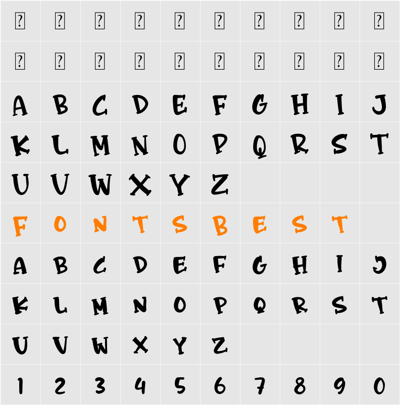 Mockey Smart Character Map