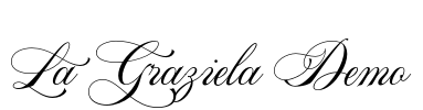 La Graziela Demo Font Image