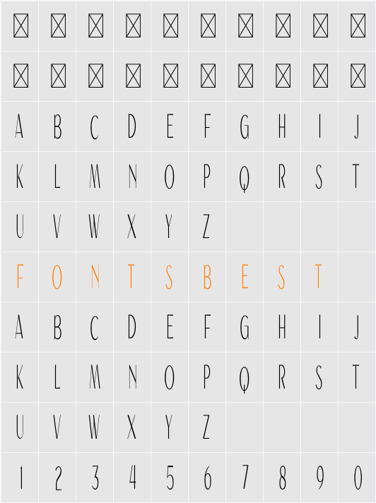 Humanistall Character Map