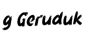 g Geruduk Font Image