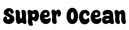 Super Ocean Font Image