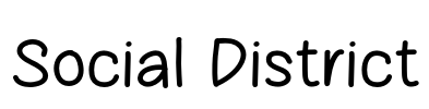 Social District Font Image