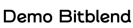 Demo Bitblend Font Image