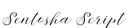Sentosha Script Font Image