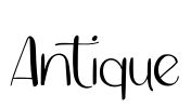 Antique Font Image