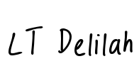 LT Delilah Font Image