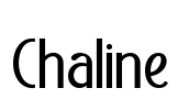 Chaline Font Image
