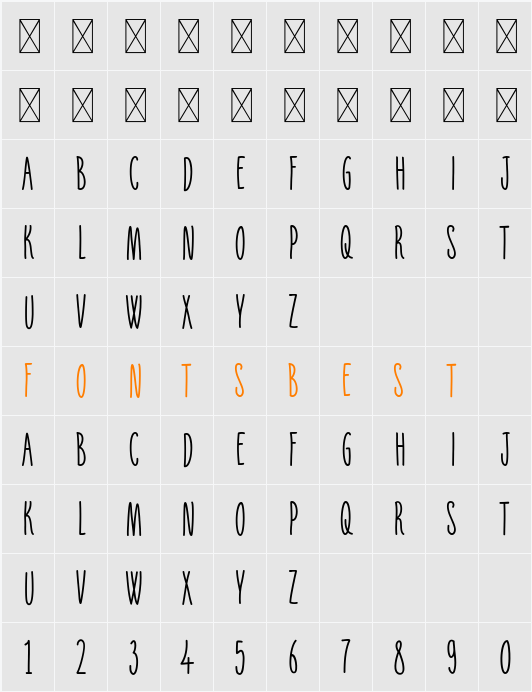Greek_Rolls Character Map