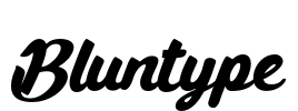 Bluntype Font Image
