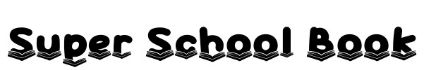 Super School Book Font Image