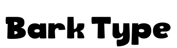 Bark Type Font Image