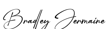Bradley Jermaine Font Image