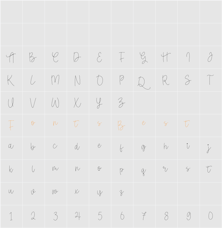 Glamoria Character Map