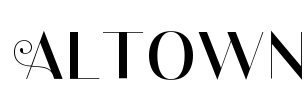 Altown Font Image