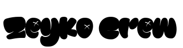 Zeyko Crew Font Image