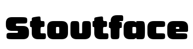 Stoutface Font Image