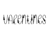Valentines Font Image