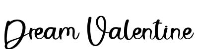 Dream Valentine Font Image