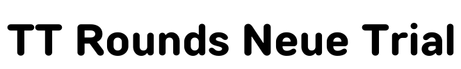 TT Rounds Neue Trial Font Image