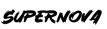 Supernova Font Image