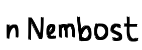 n Nembost Font Image
