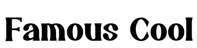 Famous Cool Font Image