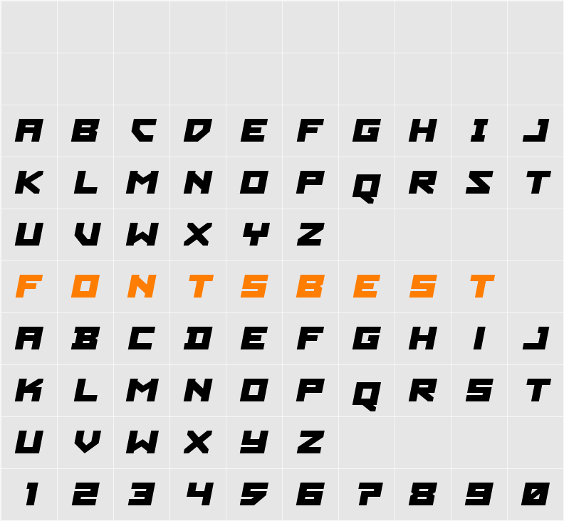 Hibernal Sentry Expanded Ital Character Map