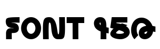 font 150 Font Image