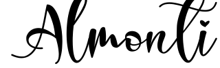 Almonti Font Image