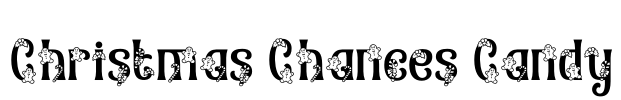 Christmas Chances Candy Font Image