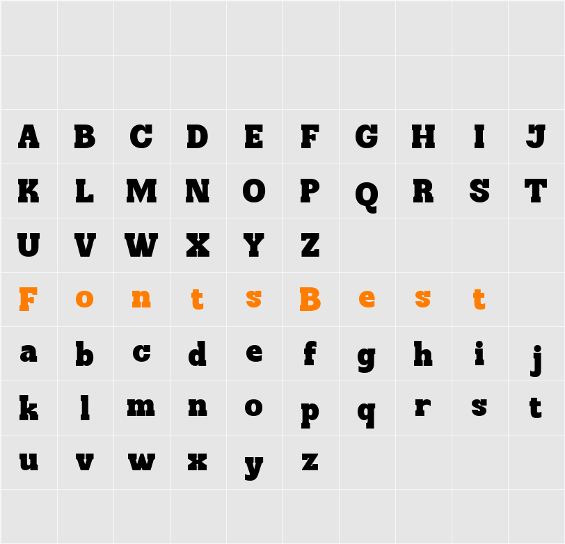 CatesogeDEMO Character Map