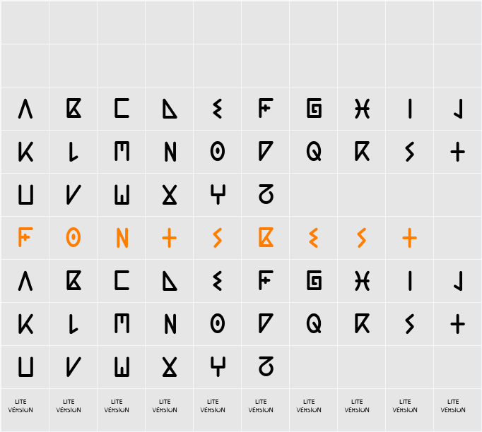 AC Guanche Character Map