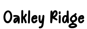 Oakley Ridge Font Image